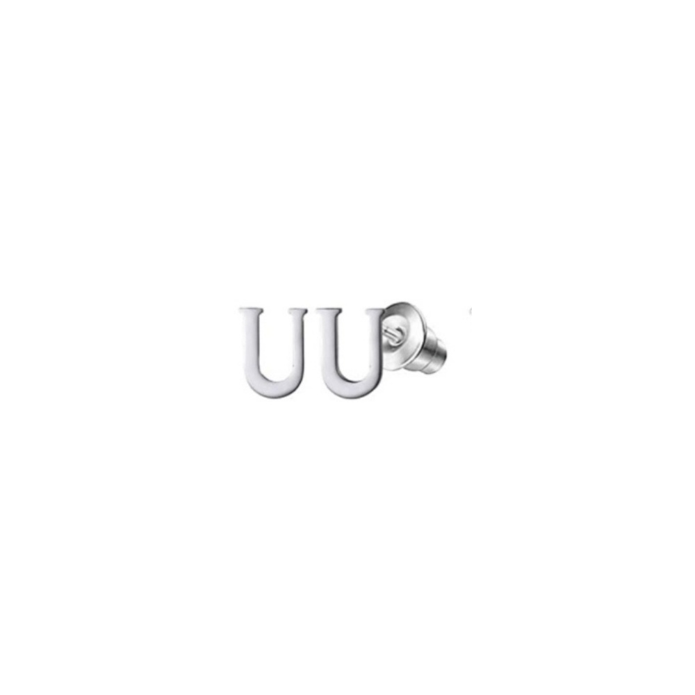 Letter U Stud Earrings